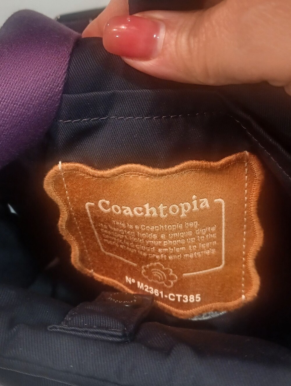 Coachtopia Alter Ego Black Mini Quilted Tote - Picture 7 of 10
